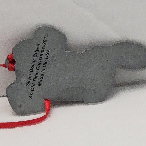 Silver Dollar City Firemans Landing Lucky Dog Made USA Christmas Ornament 2015 - Picture 7 of 11